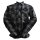 Bores Lumberjack Jacket-Shirt negro / gris para Hombres 3XL