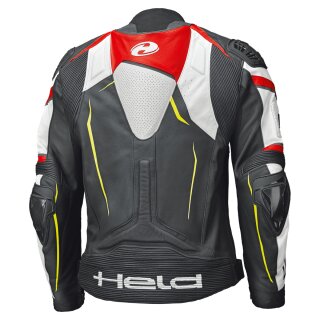 Held Safer II leather jacket black / white / red 50