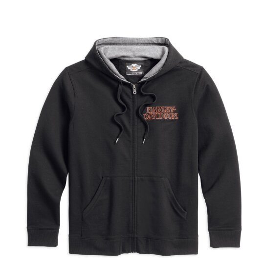 Harley Davidson Zip Hoody Skull M