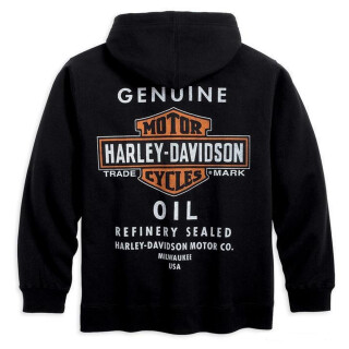 Harley Davidson Zip Hoody Oil Can S