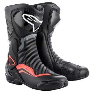 Alpinestars SMX-6 V2 motorcycle boots black /grey/ red 43