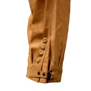 Pantalón de cuero tradicional Wild-Wear, marrón claro 26 inch