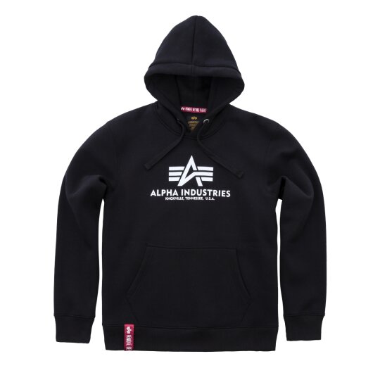 Alpha Industries Basic Hoody schwarz 3XL