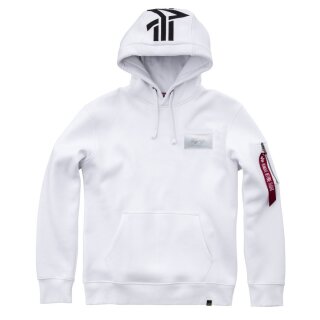63,90 - order Wild-Wear, Print Alpha white € Industries now Back Hoody at