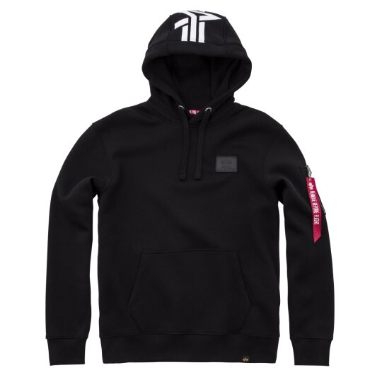 Alpha Industries Back Print Hoody schwarz 2XL