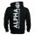 Alpha Industries Back Print Hoody schwarz 2XL