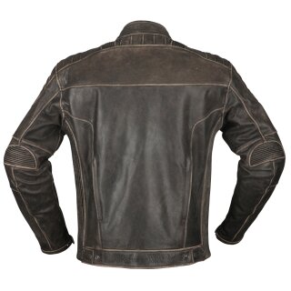 Modeka Vincent Aged chaqueta de cuero marrón XL