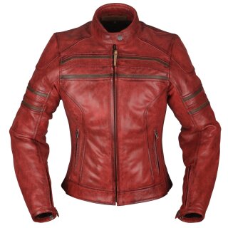 Modeka Iona Lady leather jacket red 36