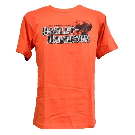 HD Milwaukee Iron Dark Orange T-Shirt