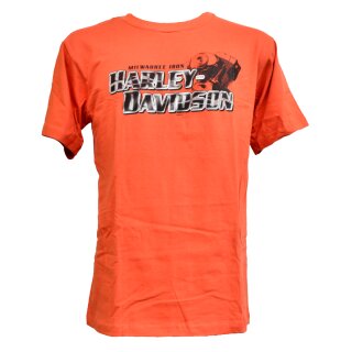 Camiseta HD Milwaukee Iron Dark Orange