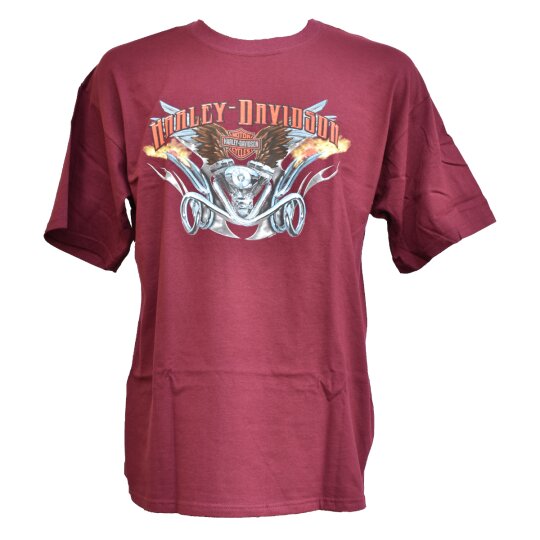 HD Motor Wings red T-Shirt