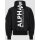 Alpha Industries Bomber Jacket MA-1 ZH Back Print black / white XL