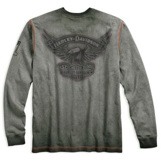 HD Longsleeve Iron Block grau  2XL