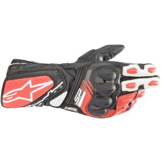 Alpinestars SP-8 V3 Handschuhe schwarz / weiß / rot