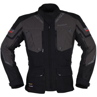 Modeka motorcycle jacket Panamericana II black / dark grey