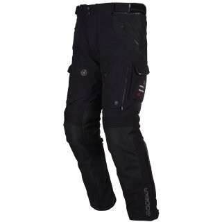 Los pantalones Modeka Panamericana II negro L-XXL