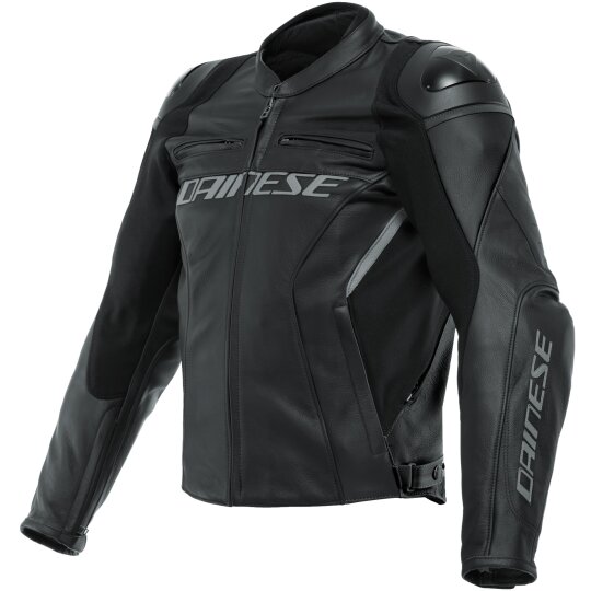 Chaqueta de cuero Dainese Racing 4 negro / negro 25