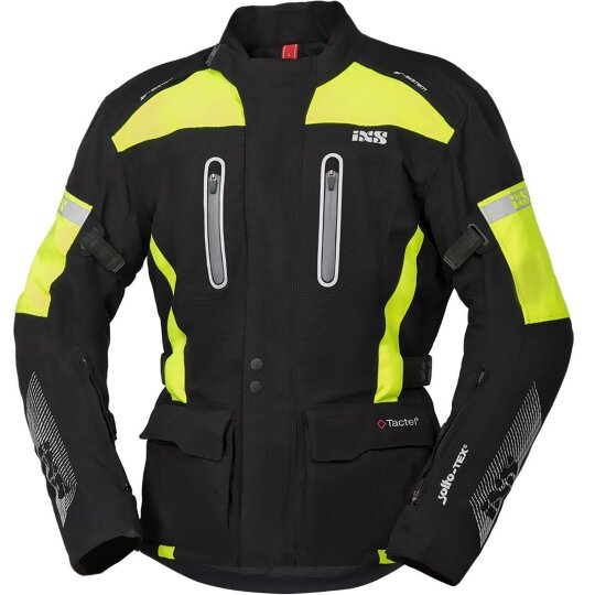 iXS Pacora-ST Textiljacke Herren schwarz / fluo-gelb S