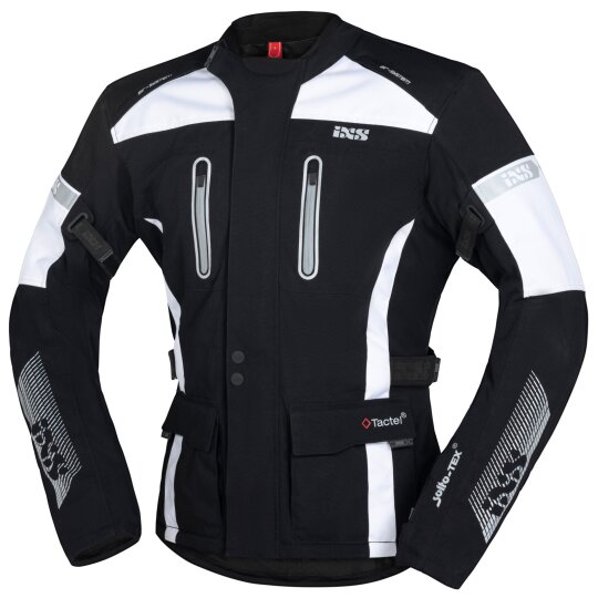 iXS Pacora-ST chaqueta textil para hombres negro / blanco 3XL