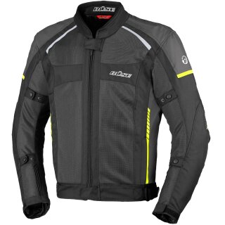 B&Uuml;SE Mens&acute; Santerno Textile Jacket black 3XL