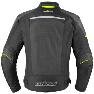 B&Uuml;SE Mens&acute; Santerno Textile Jacket black 3XL