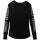 HD Authentic Bar&Shield Rib-Knit Top Black Beauty Damen 2XL