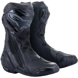 Alpinestars Supertech-R Motorradstiefel schwarz / schwarz 40