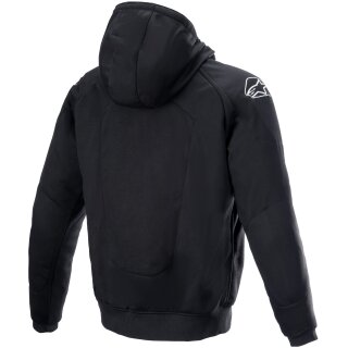 Alpinestars Chrome Ignition Hoodie schwarz / rot-fluo 3XL