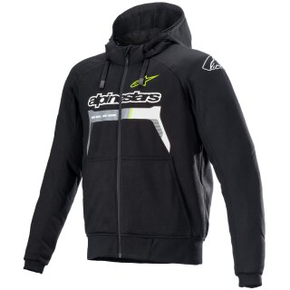 Alpinestars Chrome Ignition Hoodie schwarz / gelb-fluo S