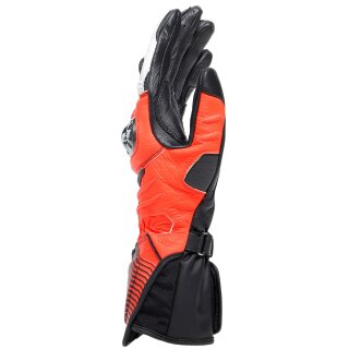 Dainese Carbon 4 Sporthandschuhe schwarz / fluo-rot / weiss XXL