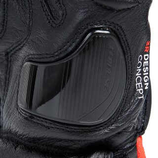 Dainese Carbon 4 Sporthandschuhe schwarz / fluo-rot / weiss XXL