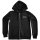 HD Special Skull Zip Front Hoodie Damen schwarz L