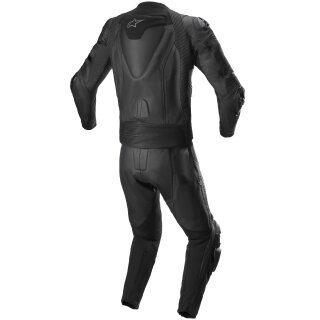 Traje de cuero de 2 piezas Alpinestars Missile V2 Tech Air negro / negro 50