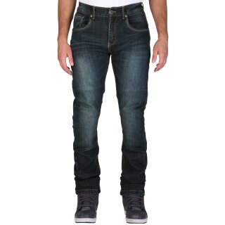 Modeka Glenn II Herren Jeans Stone Wash Blue 30