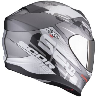 Scorpion Exo-520 Evo Air Helmet Cover Matt Silver / Red