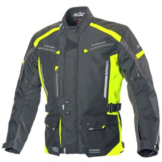 Büse Torino II Textiljacke schwarz / neongelb Herren M