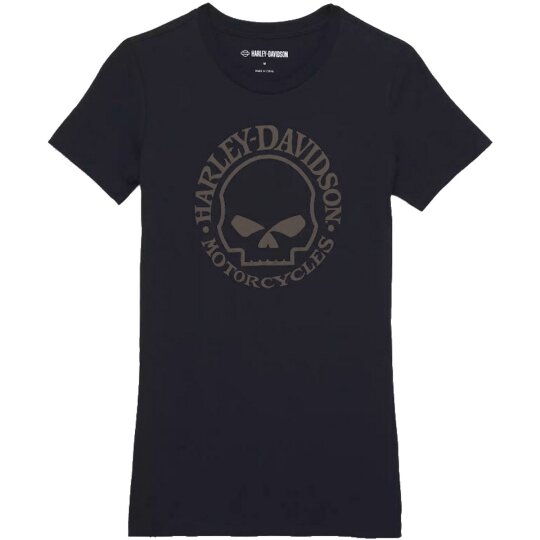 HD T-Shirt Skull Graphic Tee schwarz Damen