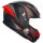 AGV K6 S Full Face Helmet slashcut black / grey / red