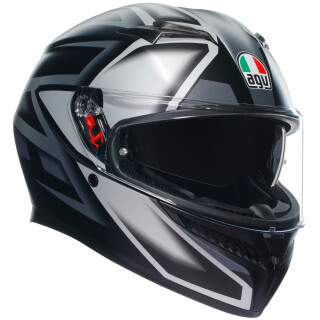 AGV K3 Integralhelm compound matt schwarz / grau L