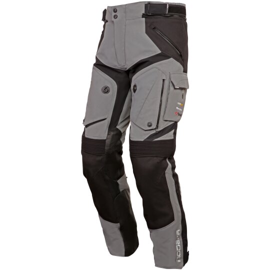 Modeka Motorradhose Panamericana II grau / schwarz XL