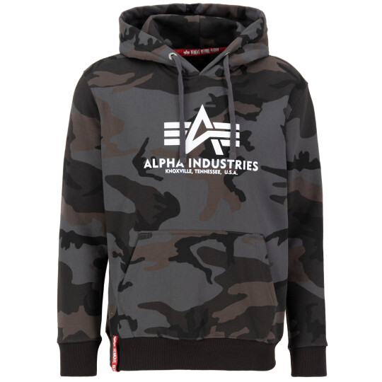 Alpha Industries Basic Hoody Camo black XL