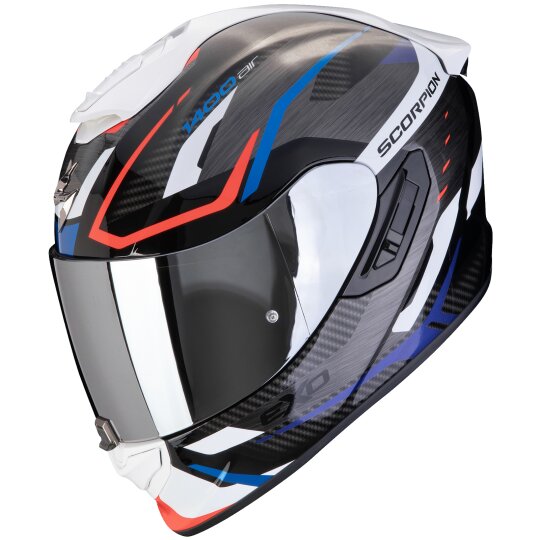Scorpion Exo-1400 Evo II Air Accord Full Face Helmet Black / Blue / White
