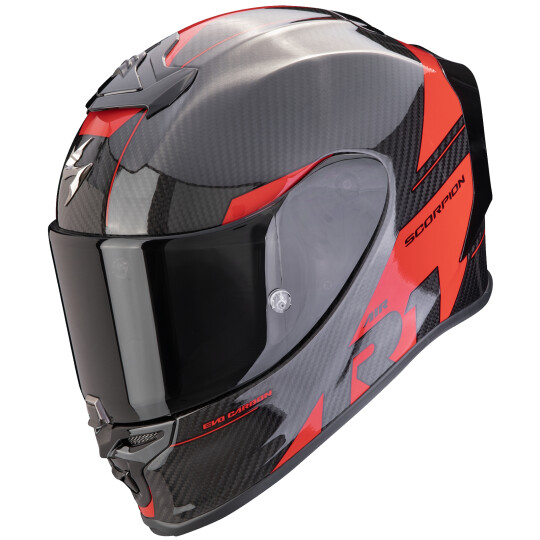 Scorpion Exo-R1 Evo Carbon Air Rally Black / Red M