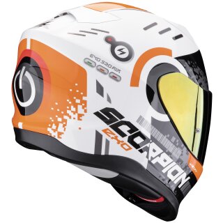 Scorpion Exo-520 Evo Air Helm Titan Weiss / Orange