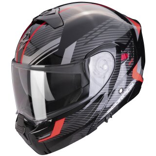 Scorpion Exo-930 Evo Sikon Flip-up Helmet Black / Silver...