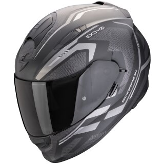 Scorpion Exo-491 Kripta Full Face Helmet Matt-Black / Silver