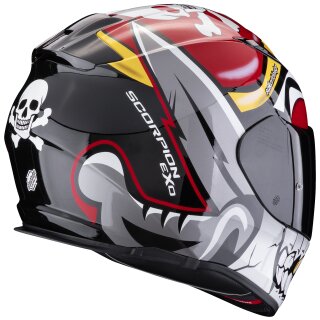 Scorpion Exo-491 Full Face Helmet Pirate Red