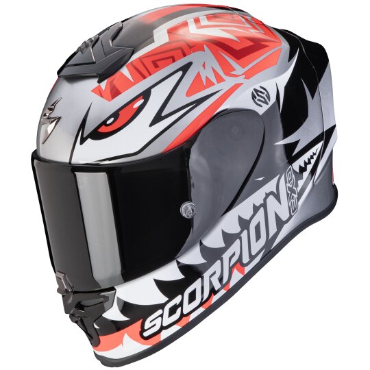 Scorpion Exo-R1 Evo Air Zaccone Replica Silber / Schwarz / Rot