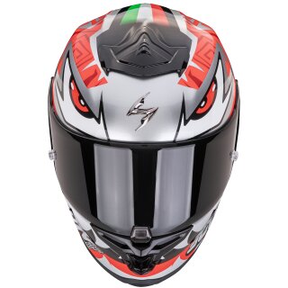 Scorpion Exo-R1 Evo Air Zaccone Replica Silber / Schwarz / Rot L