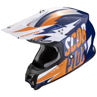 Scorpion VX-16 Evo Air Slanter Blue / Orange